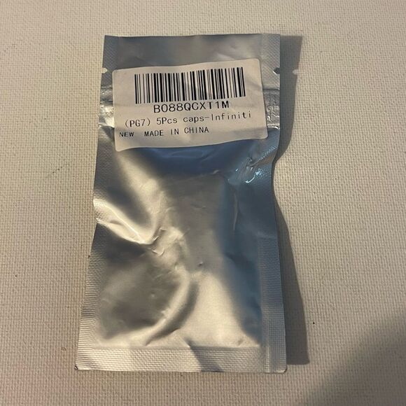 Infinity valve Stem caps in black set of 5 NWT - Picture 4 of 4